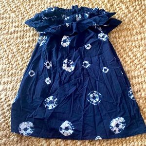 Off the shoulder mini dress/cover up